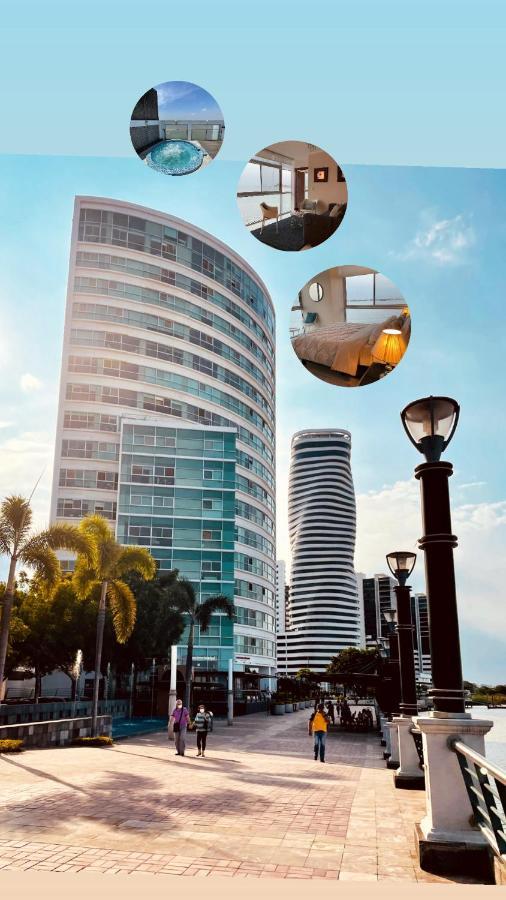 Apartamento Vista Al Rio Puerto Santana Riverfront 1 Guayaquil Exteriör bild